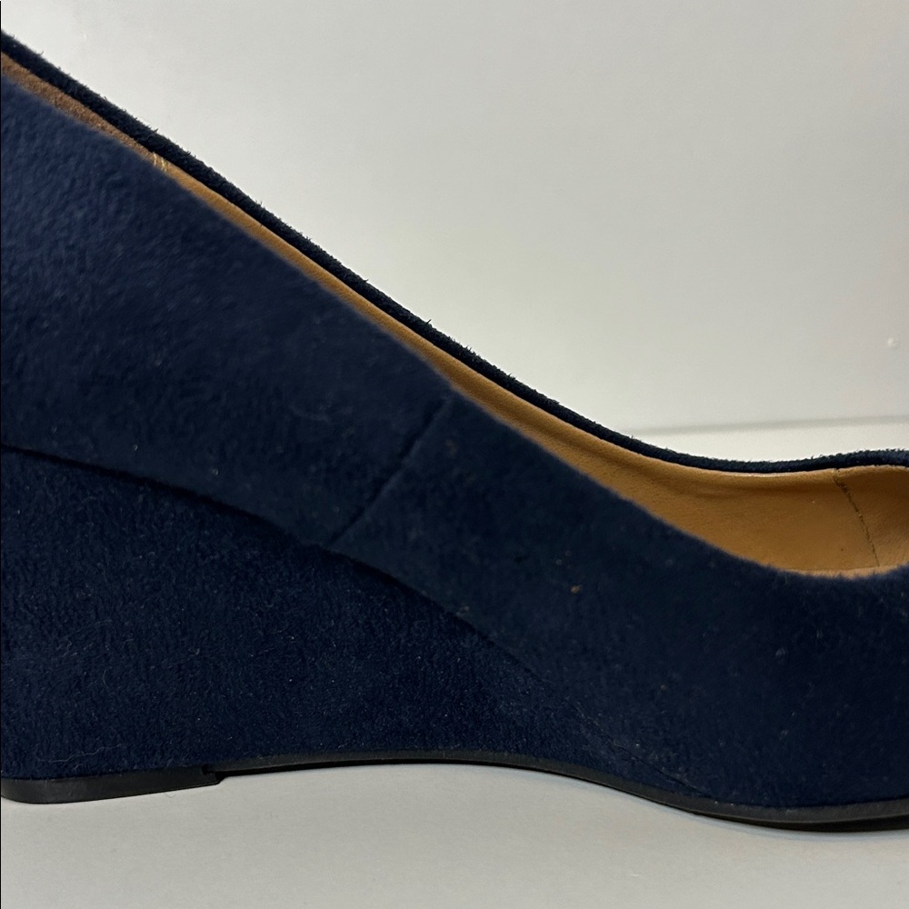 CL by Laundry Dark Blue Wedges 5.5 - Picture 7 of 11